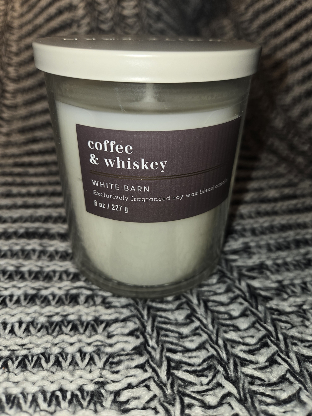 Bath & Body Works Coffee & Whiskey Candle - White, Brown